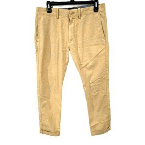 J.Crew Size 30/30 Mens Mustard Stretch Straight Leg Chino Cotton Pants